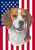 Beagle - Best of Breed American Flags House and Garden Size