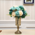 Transparent Glass Flower Vase Filler with Flower