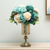 Transparent Glass Flower Vase Filler with Flower