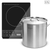 Electric Smart Induction Cooktop and L Stainless Steel Stockpot  Stock Pot