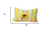 Set Of 2 20" Fall Sunflower Lumbar Pillow Cover In Multicolor