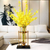 Transparent Glass Flower Vase wFlower and  wCandle