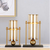 Transparent Glass Flower Vase wFlower and  wCandle