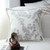 Gray Floral Pillowcase