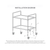 Tier x Stainless Steel Kitchen Trolley Bowl Collect Service FoodCart 