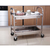 Tier x Stainless Steel Kitchen Trolley Bowl Collect Service FoodCart 