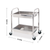 Tier x Stainless Steel Kitchen Trolley Bowl Collect Service FoodCart 