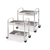 Tier x Stainless Steel Kitchen Trolley Bowl Collect Service FoodCart 
