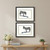 Set Of Two Stand By Me Black Framed Wall Art