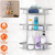 3 Tier Wall-mounted Corner Shower Caddy Shelf Rack 