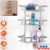3 Tier Wall-mounted Corner Shower Caddy Shelf Rack 