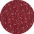 8' Red Black and Ivory Round Floral Vines Power Loom Area Rug