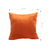 Vibrant Orange Velvet Pillowcase Luxurious Soft Cushion Covers for Modern Home Dcor