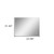31" Clear Lighted Unframed Bathroom Vanity Mirror
