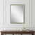 39" Silver Wood Accent Mirror