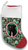 Staffordshire Bull Terrier Black/White- Best of Breed Christmas Stocking