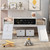 White Platform Solid Wood Twin Loft Bed with Slide
