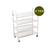 Tier Stainless Steel Kitchen Dinning Food Cart Trolley Utility Size Square 