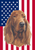 Irish Setter - Best of Breed American Flags House and Garden Size