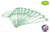 Hangers for Adult Size Color Mint Pack 20 PCS Clothing Plastic Ideal for Everyday Standard Use Clothes Shirts Blouses TShirts Dresses Jackets Suits