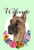 Great Dane Fawn Cropped - Best of Breed Welcome Flowers Garden Flag