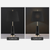 Marble Bedside Desk Table Lamp Living Room Shade with Cone Shape Base