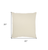 20" Navy Cotton Blend Throw Pillow