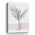 Homeroots Home Decor 36" Pretty Green Foliage Pink Canvas Wall Art, Pink and Green