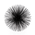 Erizo Spiked Large Black Sphere Decorative Tabletop Object