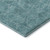 9' X 12' Teal And Ivory Geometric Washable Area Rug With UV Protection