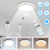 Magnetic Flush Ceiling Light Rechargeable Motion Sensor 