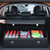 Leather Car Boot Collapsible Foldable Trunk Cargo Organizer Portable Storage Box With Lock