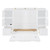 White Wood Twin Murphy Bed With USB