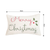 Christmas Pine Leaf Lambskin Waist Pillowcase