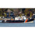 10" Unfinished Wood Hand Painted Model Boat