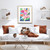 Naive Neon Bouquet II Gold Framed Wall Art