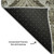 5' X 8' Taupe And Ivory Floral Washable Area Rug With UV Protection