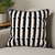 Modern Stripe Tufted Polyester Pillow Cover
