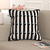 Modern Stripe Tufted Polyester Pillow Cover