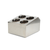Stainless Steel Commercial Conical Utensils Square Cutlery Holder with  Holes