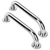 2Pcs Bath Grab Bar 11.8in Sturdy 