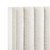 Beige Tufted Linen Upholstered Twin Bed Frame