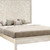 Three Piece White Solid Wood Bedroom Set