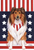 Collie - Tomoyo Pitcher Patriot Garden Flag