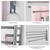 4-Arm Wall-Mounted Swivel Towel Rack 