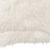 Set of Two 12" X 20" Off White Faux Fur Throw Pillow
