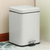 Foot Pedal Stainless Steel Rubbish Recycling Garbage Waste Trash Bin Square L
