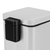 Foot Pedal Stainless Steel Rubbish Recycling Garbage Waste Trash Bin Square L