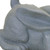 4" Gray Polyresin Figurine Tabletop Sculpture