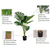 Artificial Indoor Turtle Back Fake Decoration Tree Flower Pot Plant